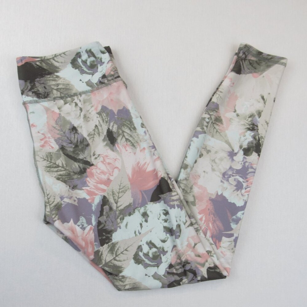 Guru Active Yoga Floral Athletic Leggings Women's Size S - Picture 1 of 10